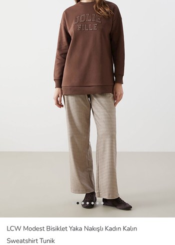 Lc waikiki modest Sweatshirt Tunik - Görsel 3