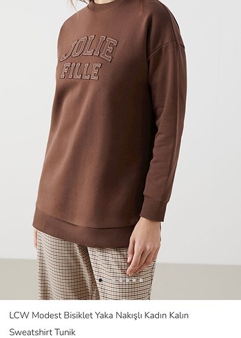 Lc waikiki modest Sweatshirt Tunik - Görsel 2