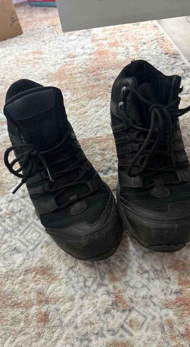 Erkek Siyah Spor Ayakkabı Bağcıkları - Görsel 3