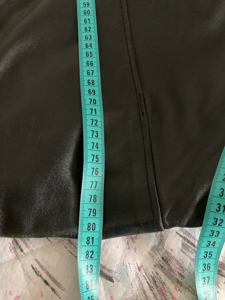 Düğmeli Siyah Deri Erkek Ceket - Görsel 5