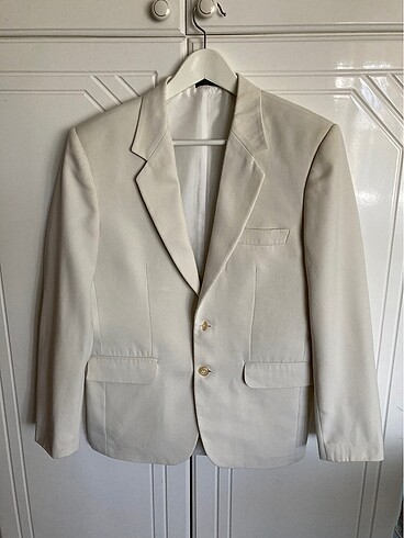 Vintage Krem Ceket 46