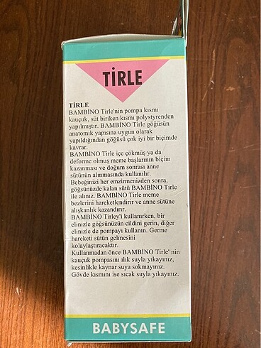 Beden Bambino Tirle
