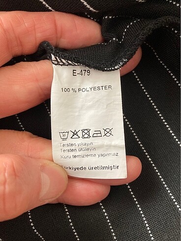 m Beden siyah Renk Addax M Çizgili Sweatshirt