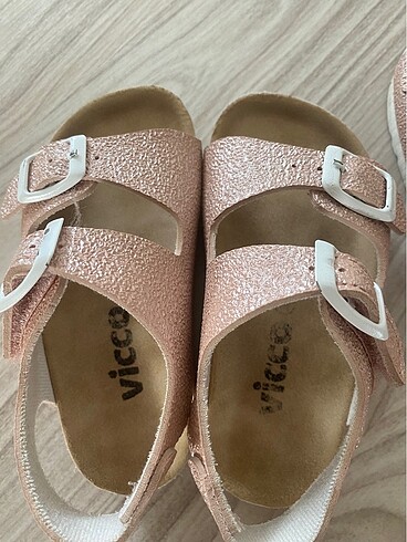 Vicco pudra simli sandalet - Görsel 6