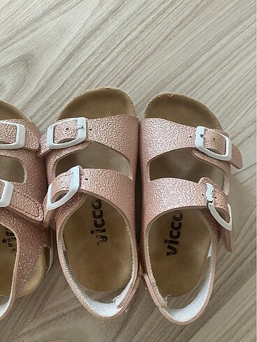 Vicco pudra simli sandalet - Görsel 9