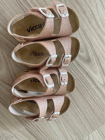 Vicco pudra simli sandalet - Görsel 8