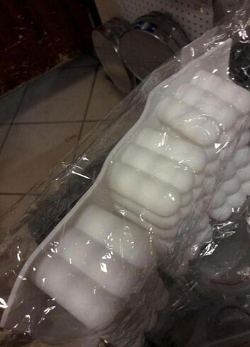 Beden beyaz Renk Bubble slikon mum kalibi