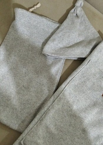 Gri penye  Bebek taşıma slingi - Görsel 3