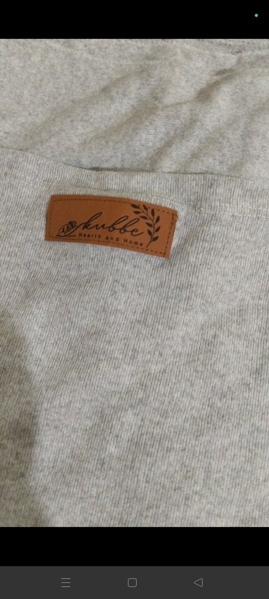 Gri penye  Bebek taşıma slingi - Görsel 4