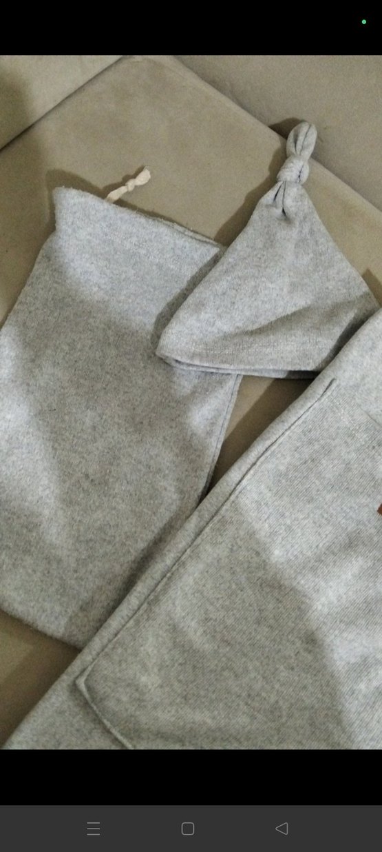 Gri penye  Bebek taşıma slingi - Görsel 3