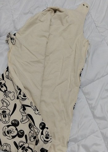 Mouse Desenli Bebek Uyku Tulumu ayaksız yandan fermuarlı 
0.6 ay - Görsel 4