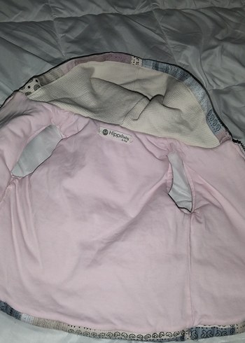 Kız Çocuk Kapüşonlu Bağlama Desenli Yelek - Görsel 3