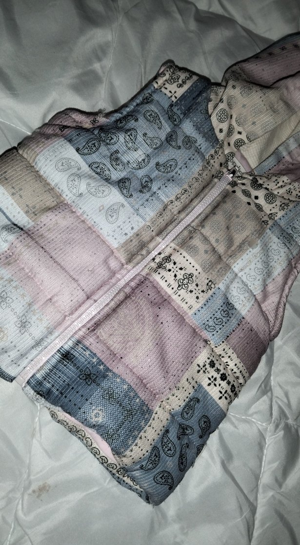 Kız Çocuk Kapüşonlu Bağlama Desenli Yelek - Görsel 2