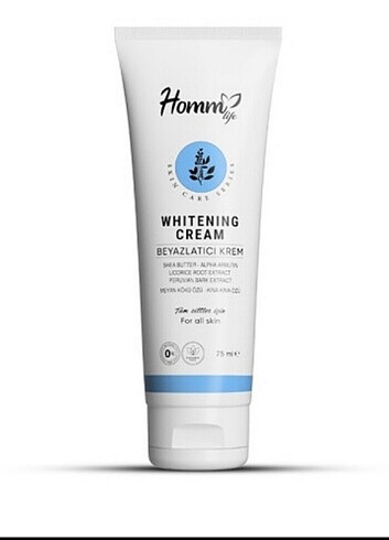 Bölgesel beyazlatıcı krem 