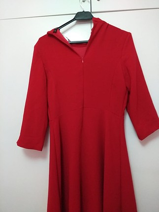 s Beden Zara elbise kırmızı çok güzel duruyor 