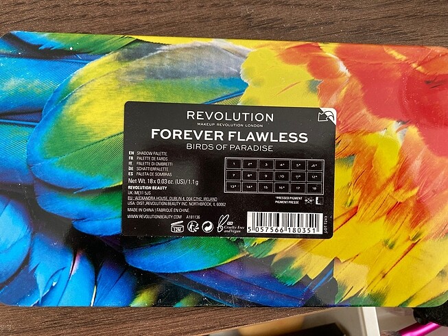 Beden revolution birds of paradise palet