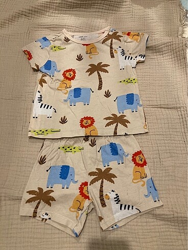 LCW şortlu pijama takımı