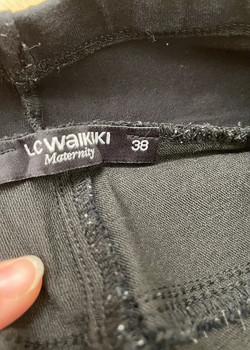 LC Waikiki Hamile Kot Pantolonlar - Mavi ve Siyah