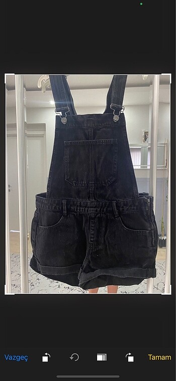 Salopet şort - Görsel 6