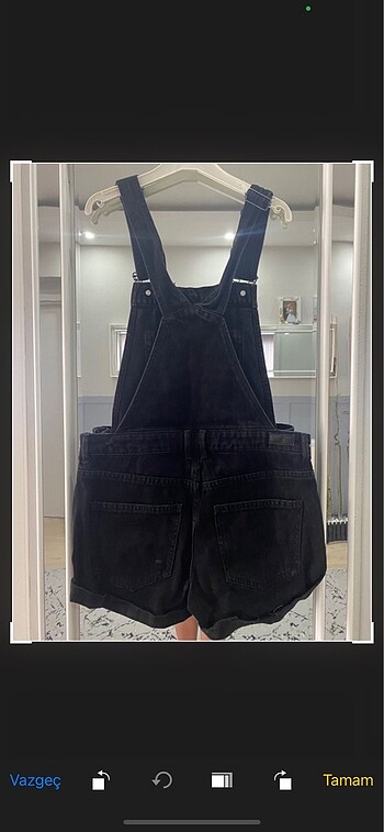 Salopet şort - Görsel 7