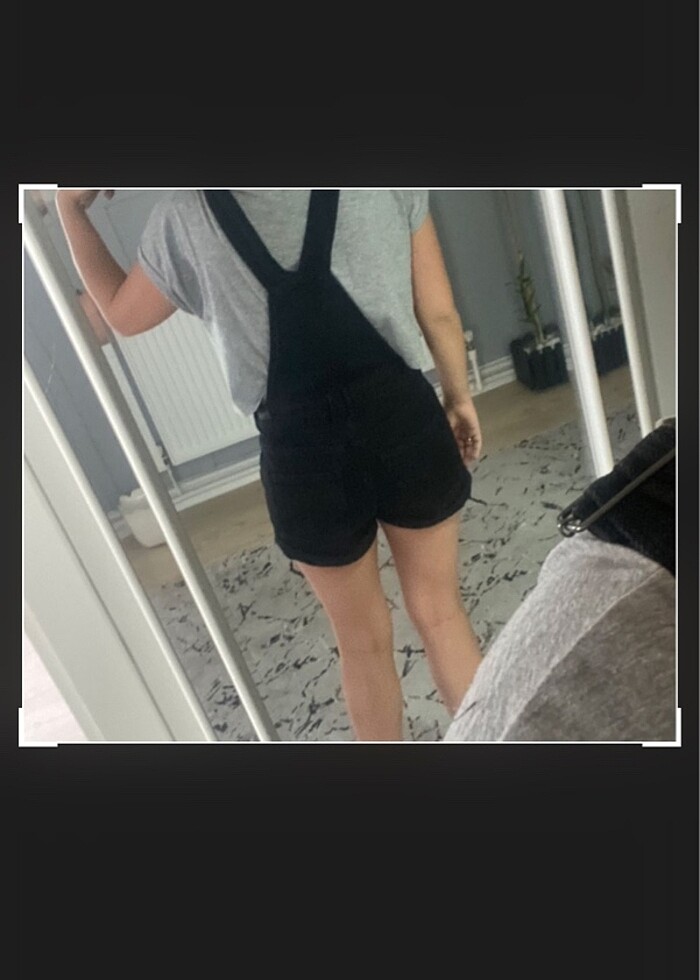 Salopet şort - Görsel 2