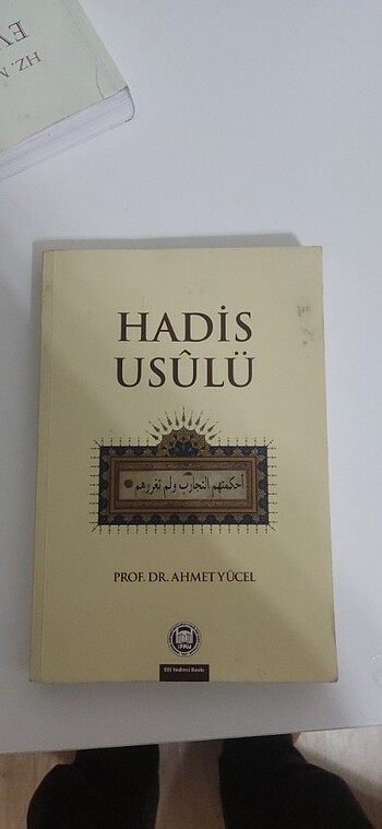 Hadis usulü kitabi 