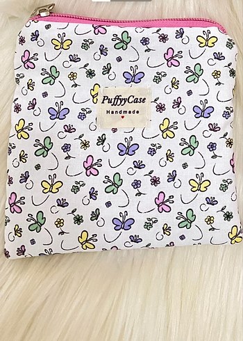 Küçük çanta içi Fermuarlı Makyaj Çantası hijyen çantası 13x13