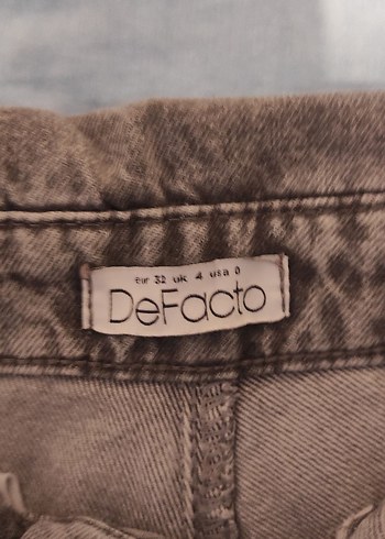 32 Beden DeFacto Gri Kot Pantolon