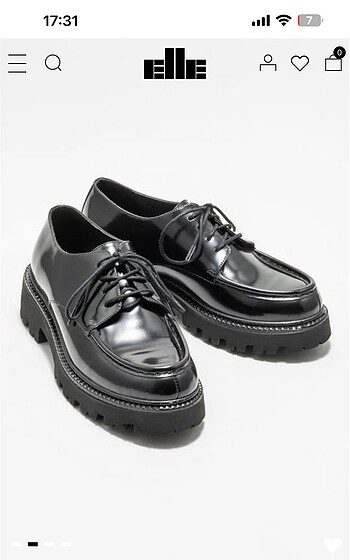 Elle siyah kadın loafer