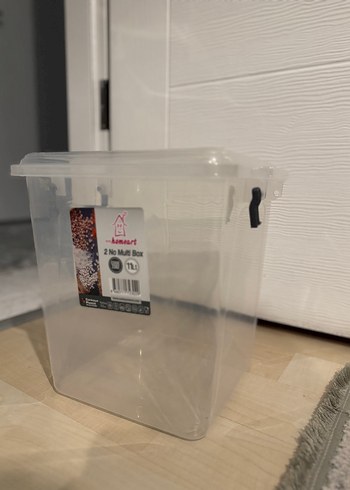 Ikea 11 L Kapasiteli Şeffaf Saklama Kabı