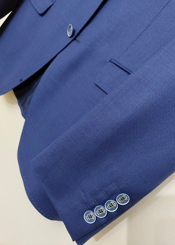 Abdullah Kiğılı Mavi Erkek Ceket - Görsel 4