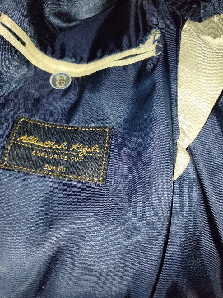 Abdullah Kiğılı Mavi Erkek Ceket - Görsel 3