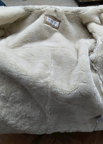 Kürklü Bej Süet Erkek Ceket - Görsel 14