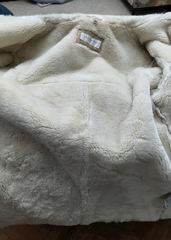 Kürklü Bej Süet Erkek Ceket - Görsel 13