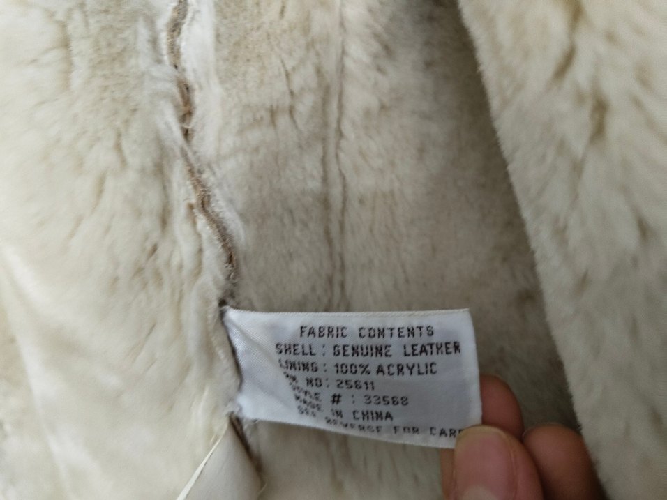 Kürklü Bej Süet Erkek Ceket - Görsel 3