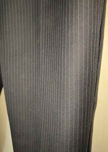 Lacivert Pilili Erkek Ofis Pantolonu - Görsel 2