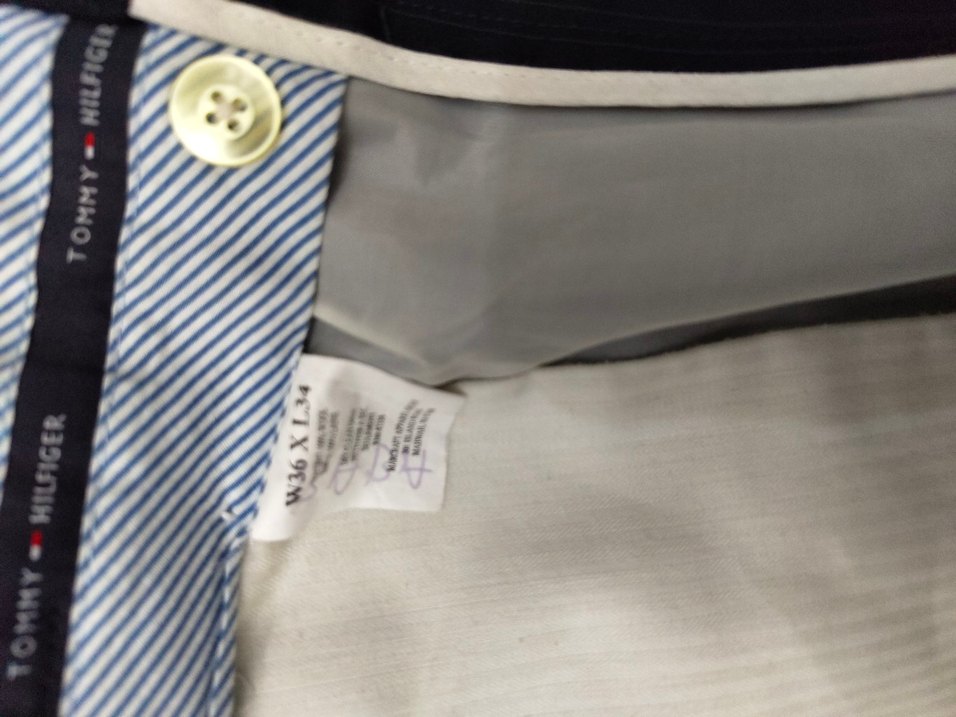 Lacivert Pilili Erkek Ofis Pantolonu - Görsel 5