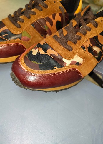 Erkek Kamuflaj Bağcıklı Sneaker İtalyan - Görsel 2