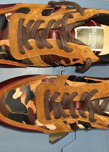 Erkek Kamuflaj Bağcıklı Sneaker İtalyan - Görsel 3