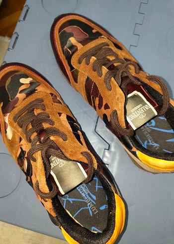 Erkek Kamuflaj Bağcıklı Sneaker İtalyan - Görsel 5