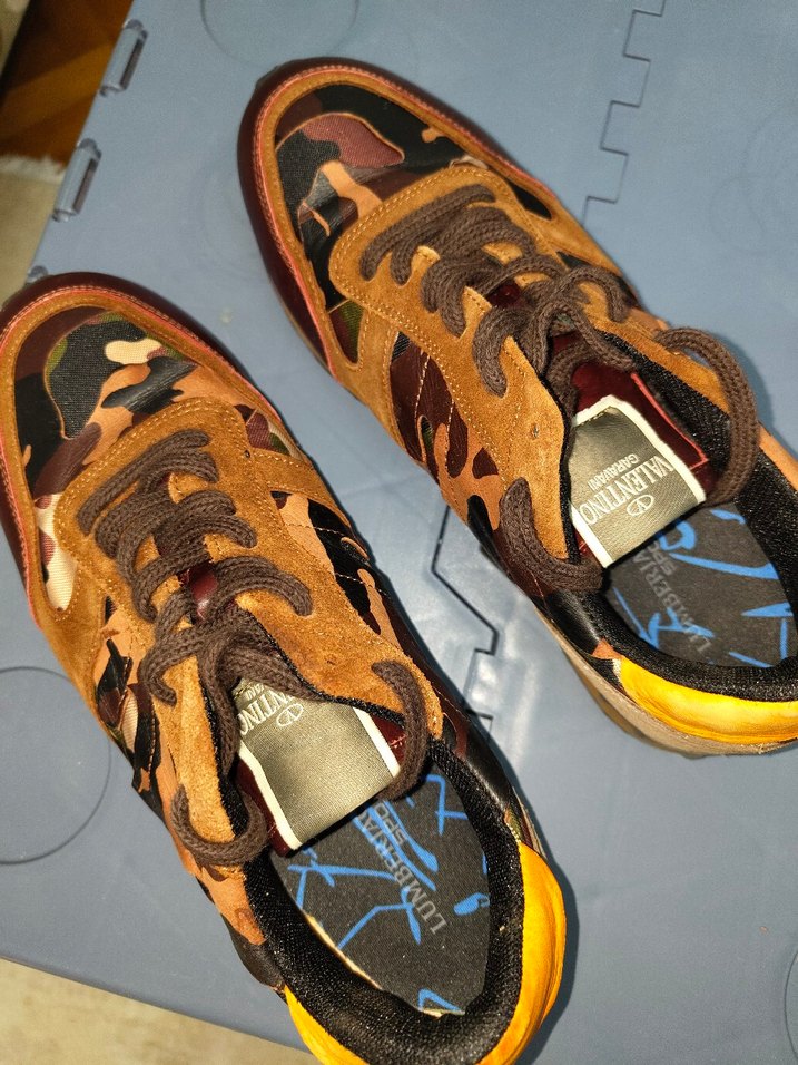 Erkek Kamuflaj Bağcıklı Sneaker İtalyan - Görsel 5