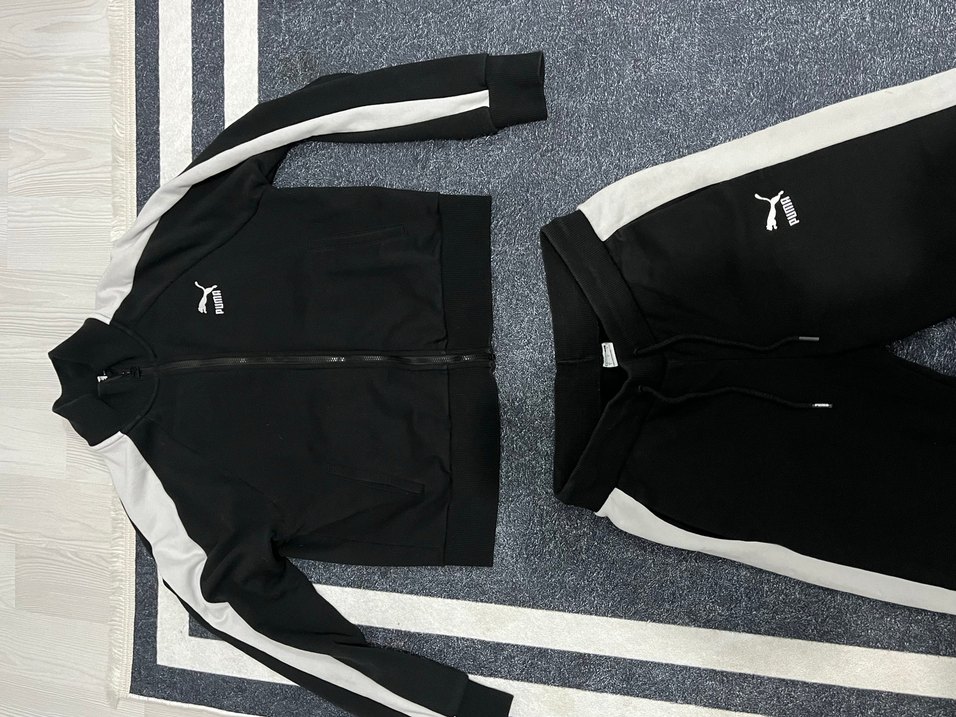 Fermuarlı Siyah Kadın Eşofman Takımı - Görsel 2