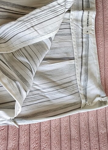 Yargıcı çizgili yazlık pantolon - Görsel 6