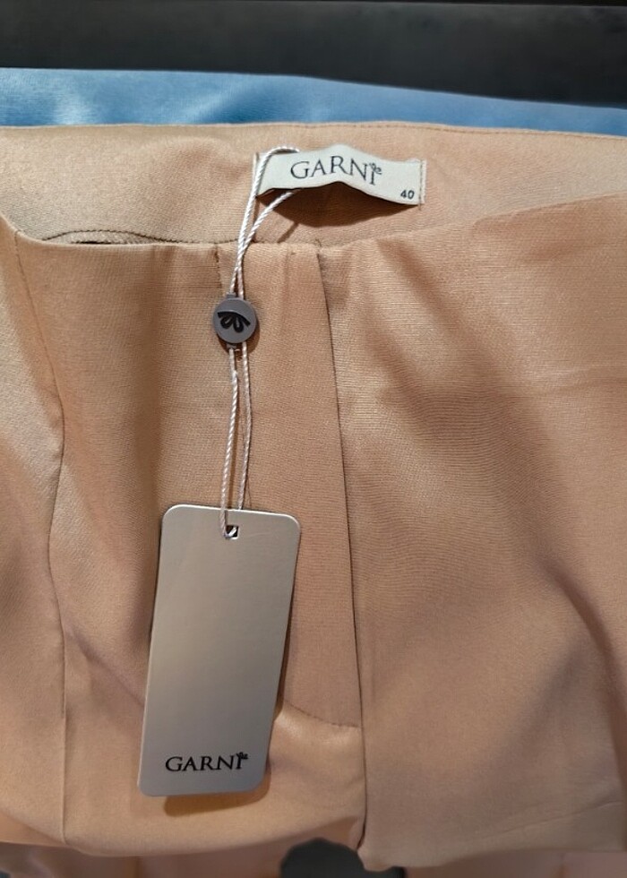 Garni Havuç Kesim Yüksek Bel Pantolon  - Görsel 4