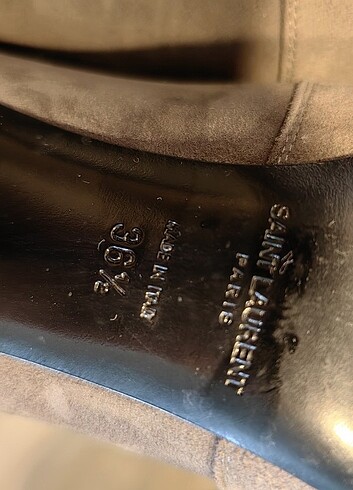 Saint Laurent Topuklu bot - Görsel 6