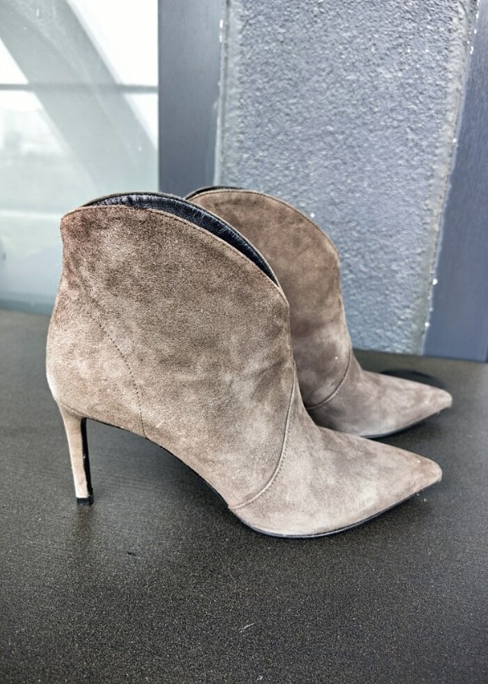 Saint Laurent Topuklu bot - Görsel 4