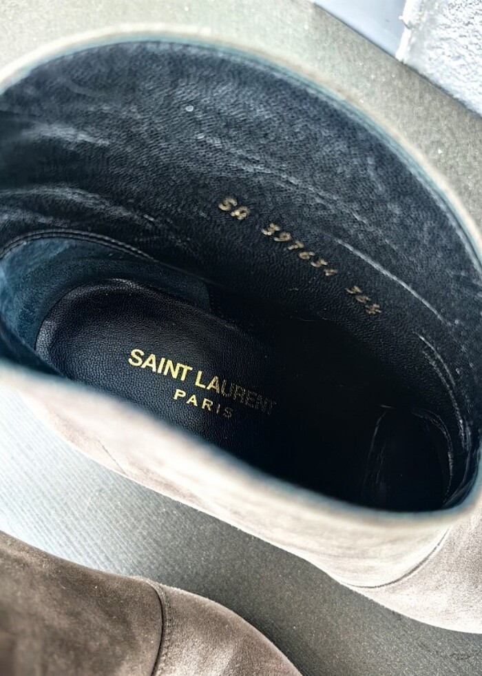 Saint Laurent Topuklu bot - Görsel 5