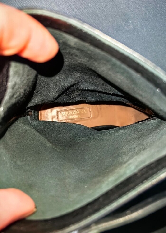 Aquazzuro siyah topuklu bot - Görsel 2