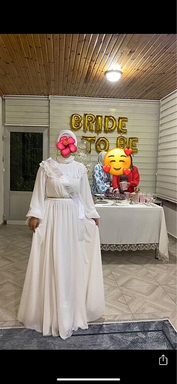 Tuğba&Venn Beyaz nikah elbisesi