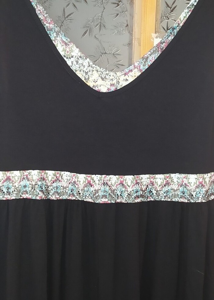 Yazlık elbise siyah - Görsel 3